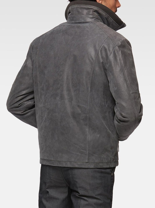 VESTE EN CUIR POUR HOMME