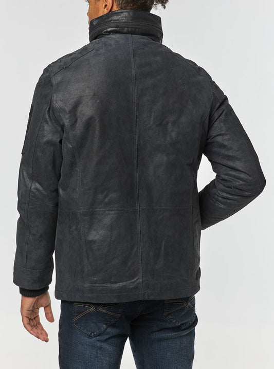 VESTE EN CUIR POUR HOMME