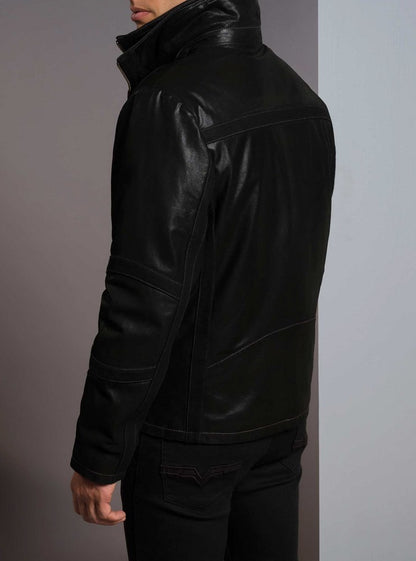 Veste en cuir pour hommes
