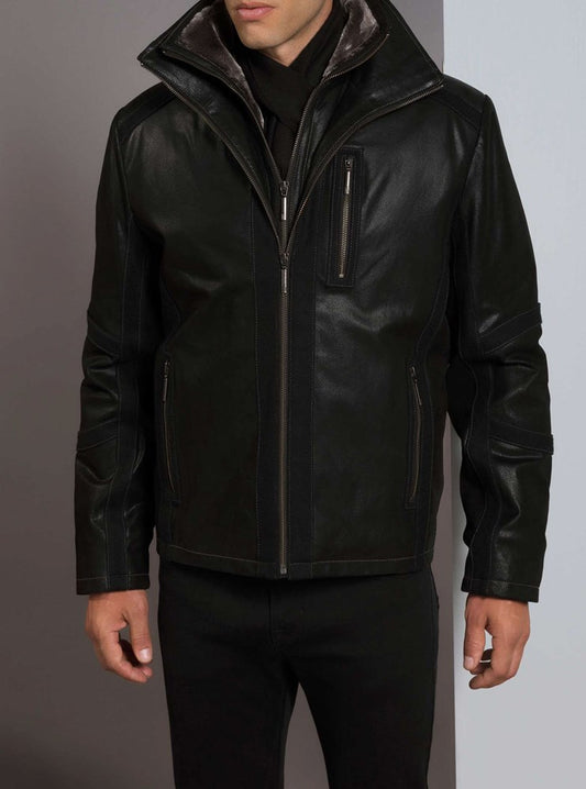 Men's leather jacket