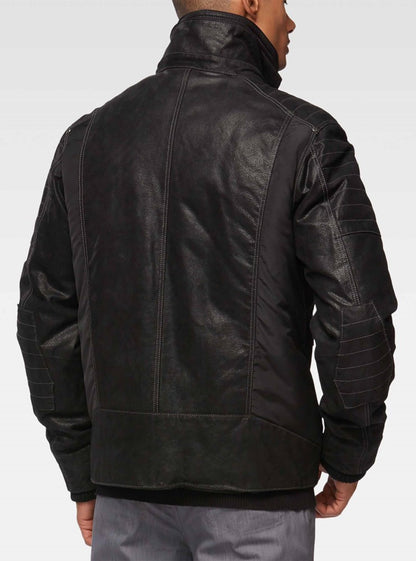 Veste en cuir pour hommes