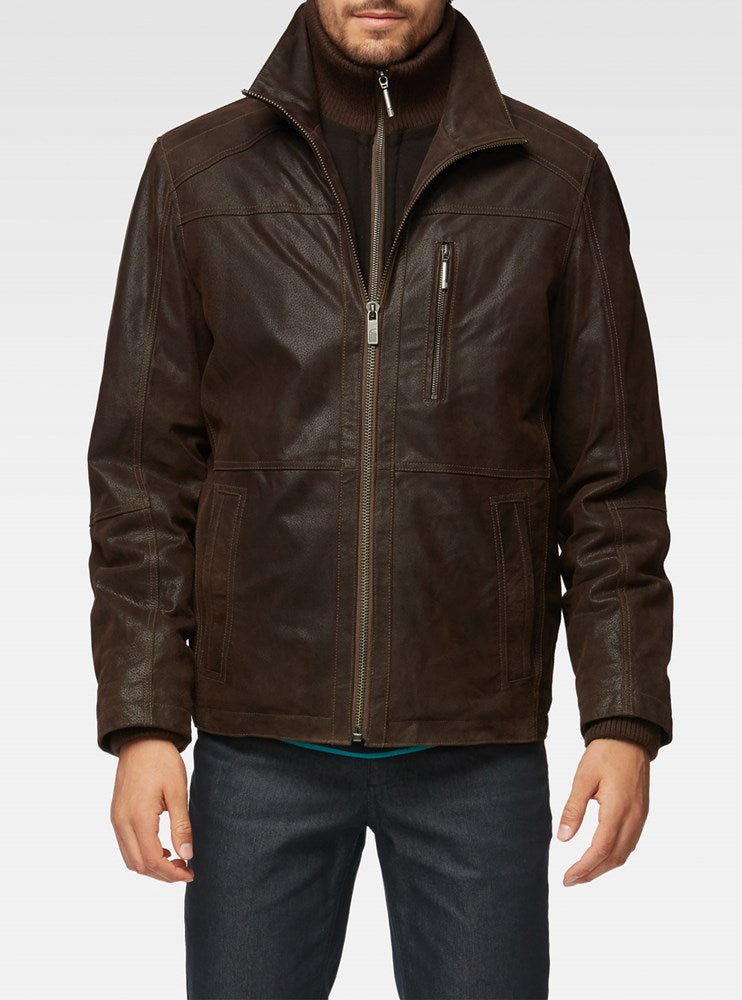 Men's leather jacket