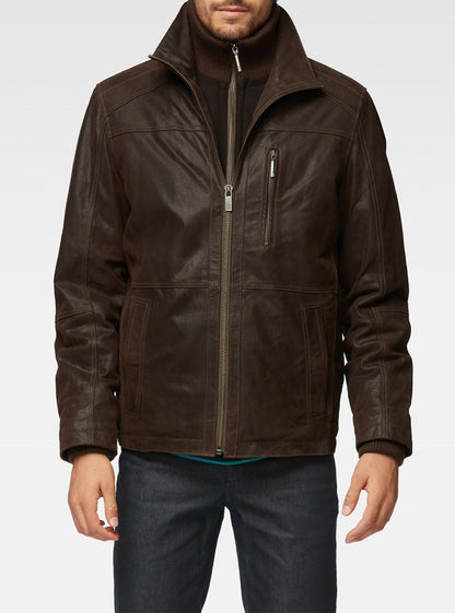 Men's leather jacket
