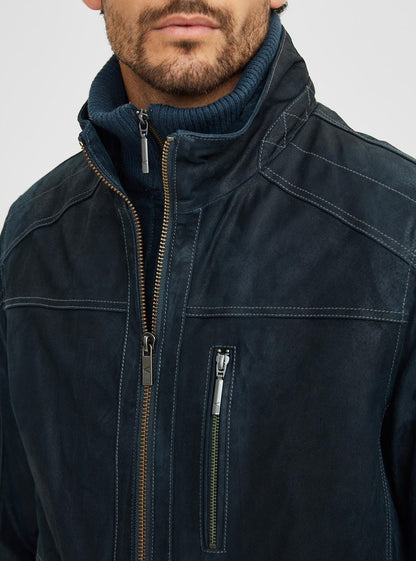 Veste en cuir pour hommes