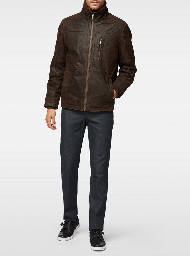 Men's leather jacket