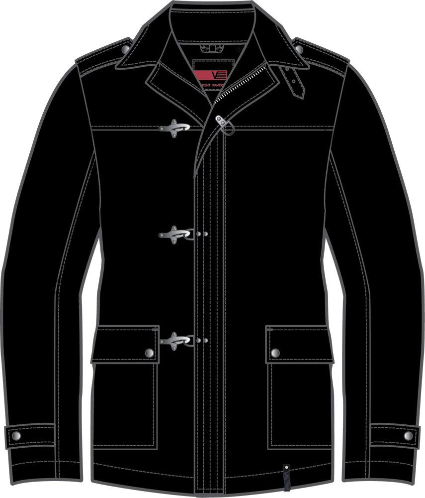 MANTEAU EN LAINE POUR HOMMES