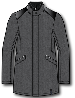 Men's wool coat