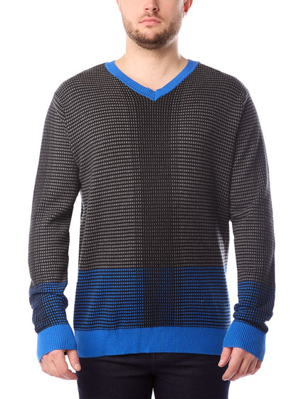 PULL-OVER À COL EN V POUR HOMMES