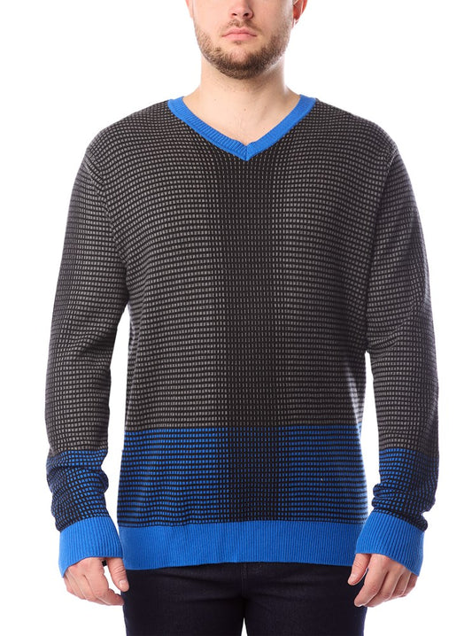 PULL-OVER À COL EN V POUR HOMMES