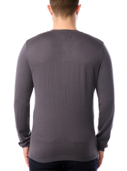 PULL-OVER À COL EN V POUR HOMMES