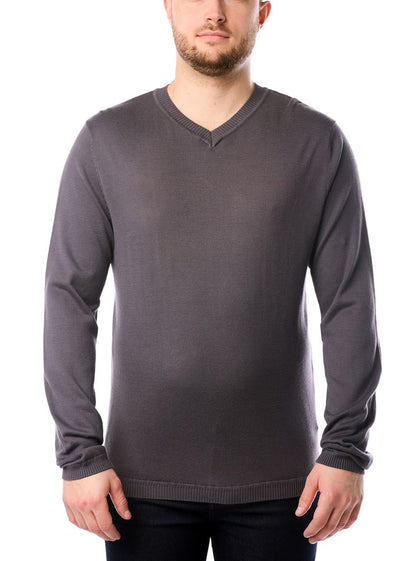 PULL-OVER À COL EN V POUR HOMMES