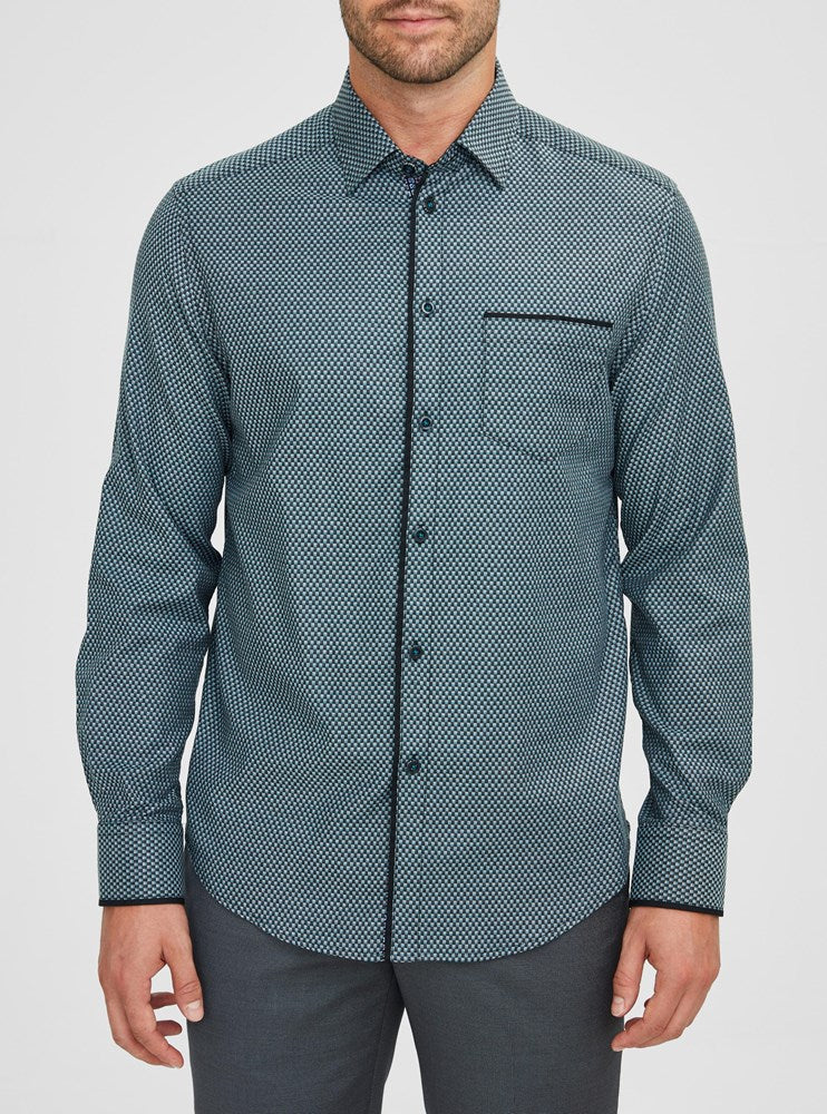 Men's casual long sleeve shirt
