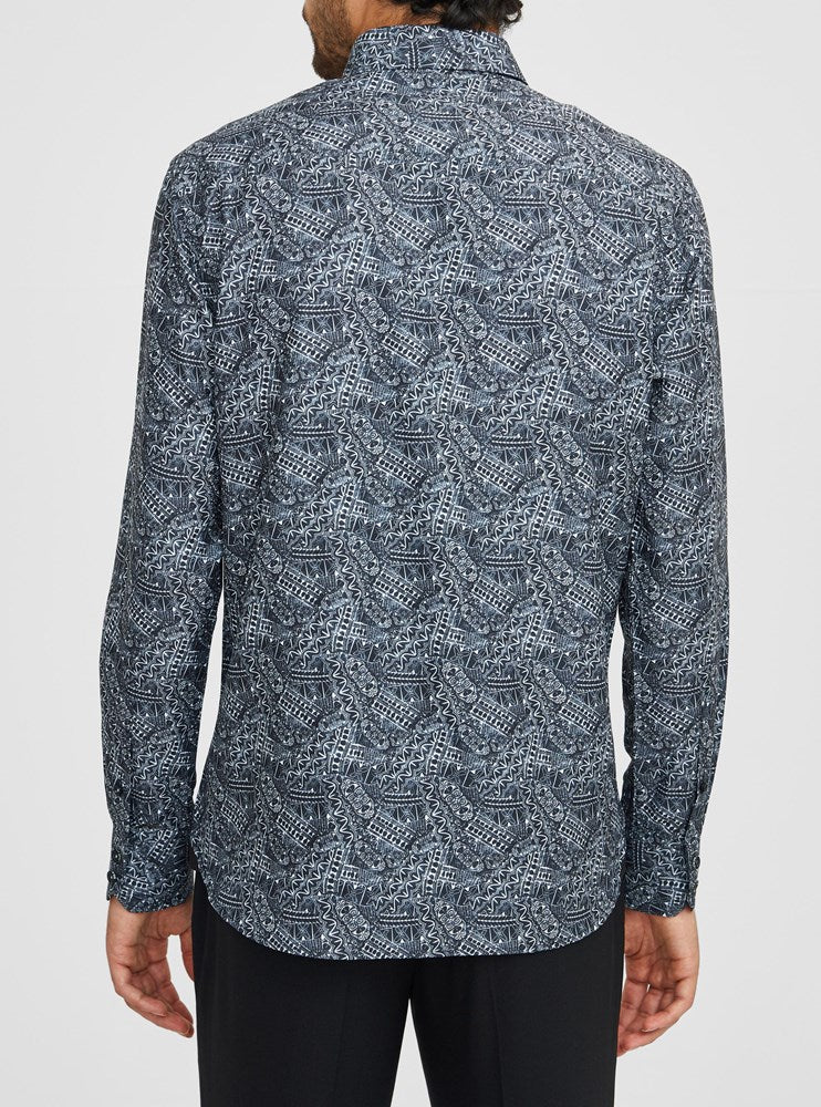 CHEMISE DÉCONTRACTÉE À MANCHES LONGUES POUR HOMMES