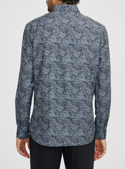 CHEMISE DÉCONTRACTÉE À MANCHES LONGUES POUR HOMMES