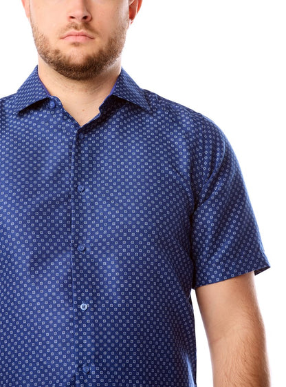 MENS CASUAL SHORT SLEEVE SHIRT