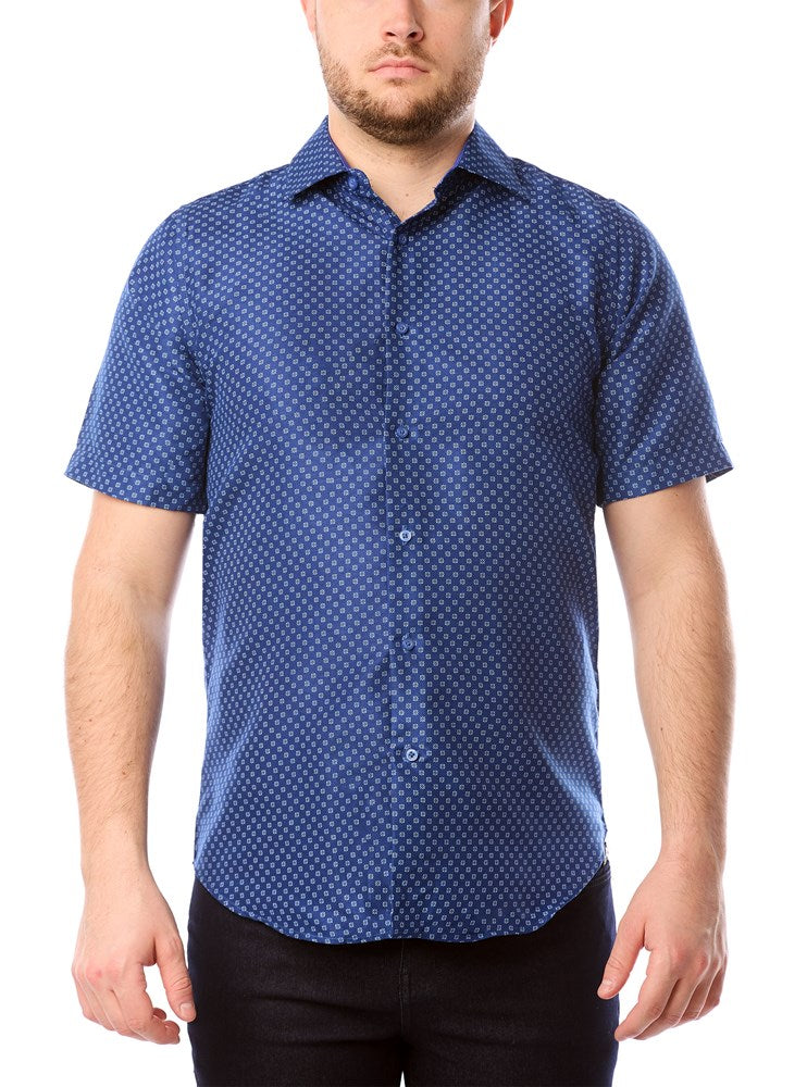MENS CASUAL SHORT SLEEVE SHIRT
