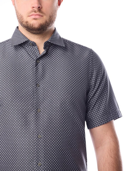 CHEMISE DÉCONTRACTÉE À MANCHES COURTES POUR HOMMES