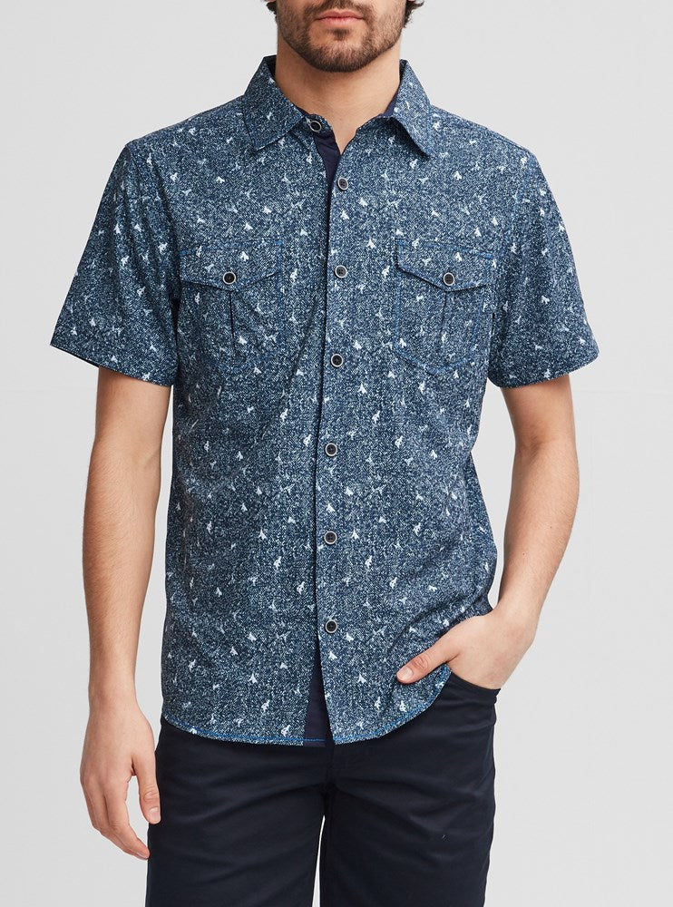 MENS CASUAL SHORT SLEEVE SHIRT