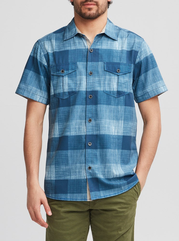 CHEMISE DÉCONTRACTÉE À MANCHES COURTES POUR HOMMES
