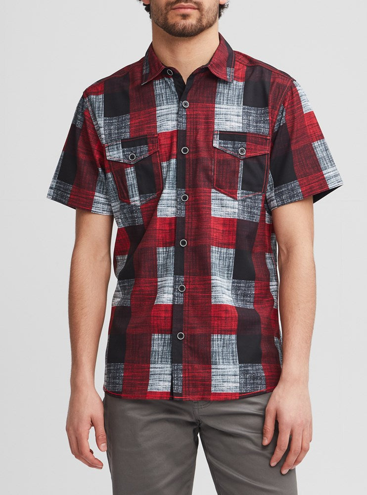 MENS CASUAL SHORT SLEEVE SHIRT