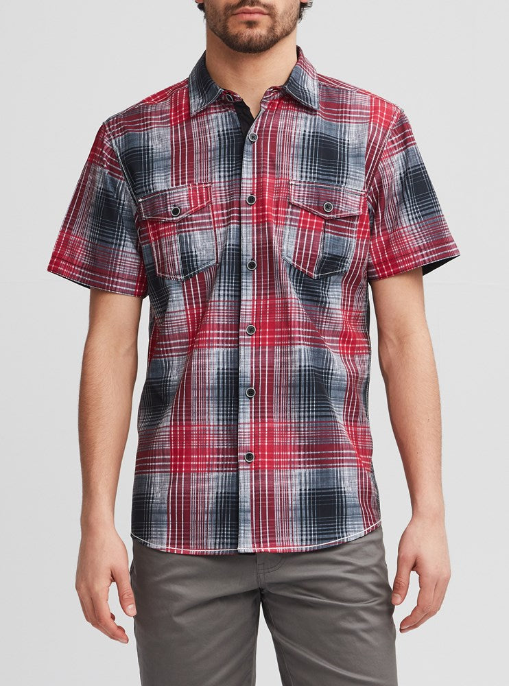 CHEMISE DÉCONTRACTÉE À MANCHES COURTES POUR HOMMES