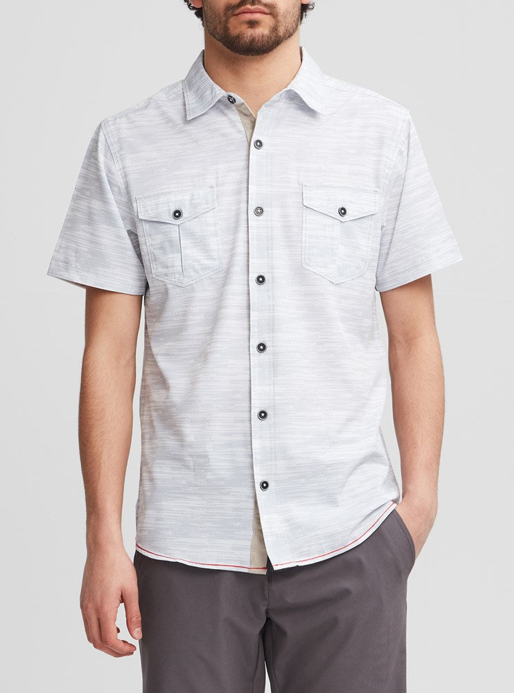 CHEMISE DÉCONTRACTÉE À MANCHES COURTES POUR HOMMES