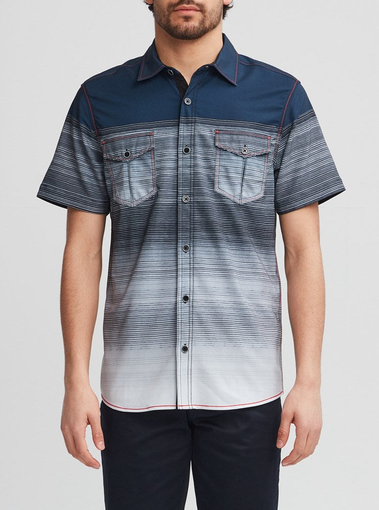 CHEMISE DÉCONTRACTÉE À MANCHES COURTES POUR HOMMES