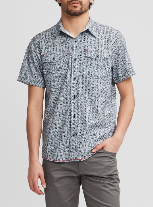 CHEMISE DÉCONTRACTÉE À MANCHES COURTES POUR HOMMES