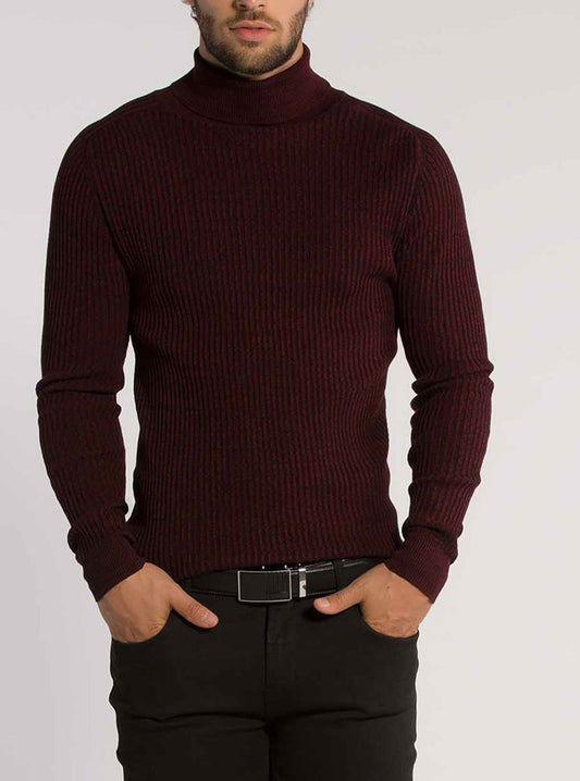 T-SHIRT À COL ROULÉ POUR HOMMES